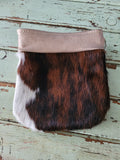 Cowhide crossbody purse