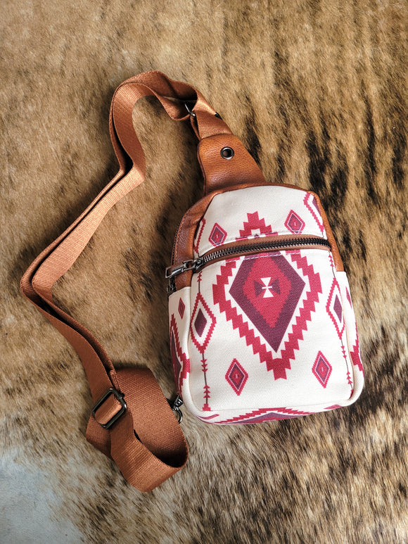Aztec crossbody / sling bag (3 colours)