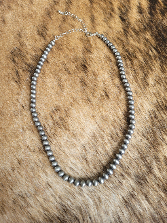 Navajo pearl choker necklace - faux