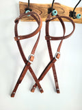 Hot oiled one ear headstall