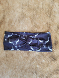 Western print headbands