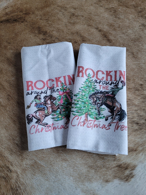 Christmas tea towels