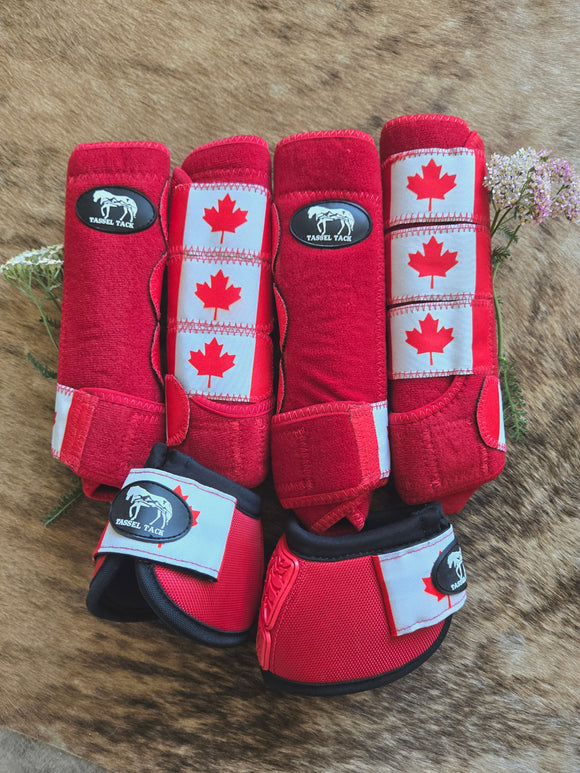 Oh Canada full set - front and back sport boots with bell boots
