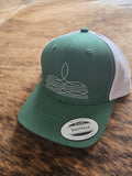 Bootstitch snap back hat - green
