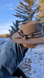Bronc stripes Renee Gould silk twilly