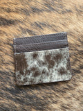 Cowhide card holder