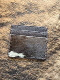 Cowhide card holder