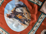Barrel Racer Renee Gould art silk wild rag