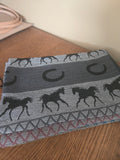 Equine pashmina/silk scarf