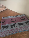Equine pashmina/silk scarf