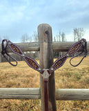 Chocolate cheetah breastcollar