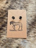 Clover stud earrings