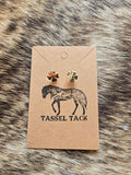Clover stud earrings