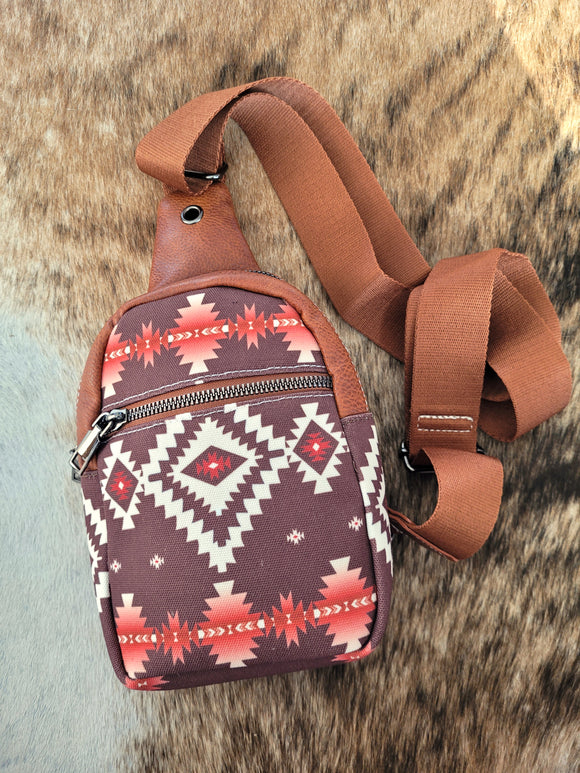 Aztec crossbody bag