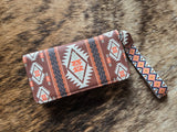 Aztec wallet with strap