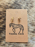 Cross stud earrings - medium