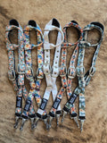CLEARANCE Nylon headstalls (short cheek to average)