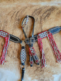 Leather tack set - gambler