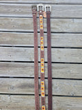 Tooled leather belts