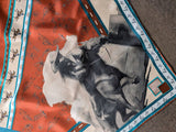 Barrel Racer Renee Gould art silk wild rag