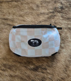 Saddle sack - white checker