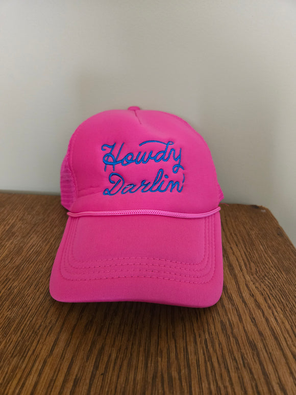 Howdy Darlin snapback hat