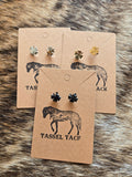 Clover stud earrings