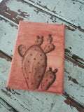 Original acrylic prickly pear cactus painting