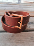 Genuine leather belt - made to order